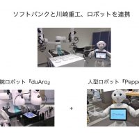 川崎重工とソフトバンクのロボット競業